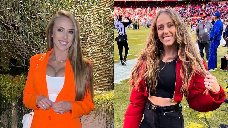 Brittany Mahomes with long blond hair