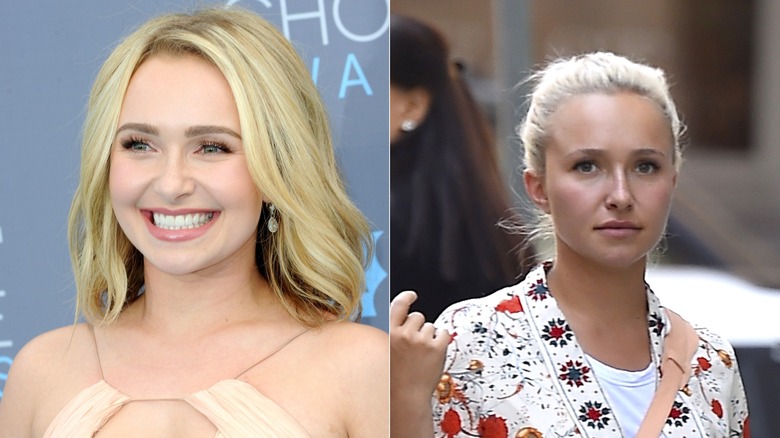 Hayden Panettiere in peach