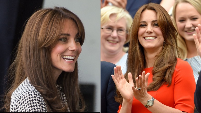 Kate Middleton with bangs