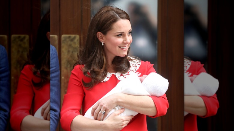 Kate Middleton debuts Prince Louis