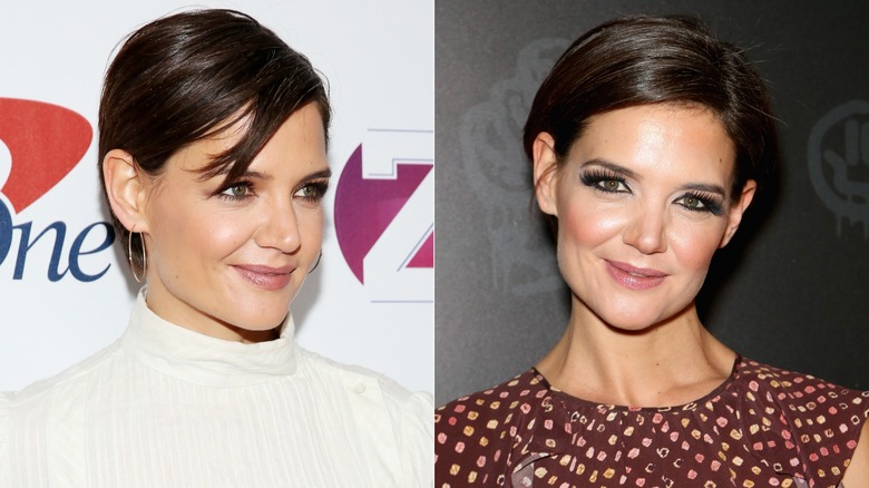 Katie Holmes with short pixie haircut