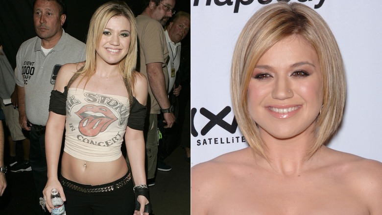 Kelly Clarkson blond hair