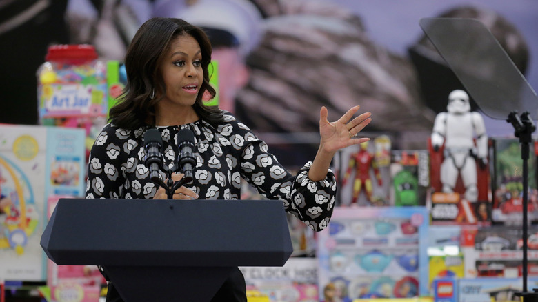 Michelle Obama speaks for "Joining Forces"