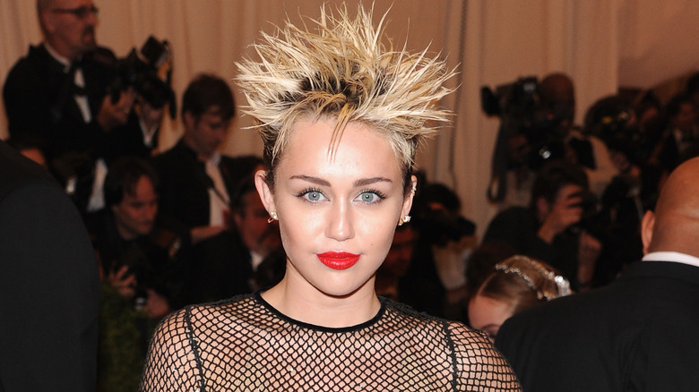 Miley Cyrus with pixie hair