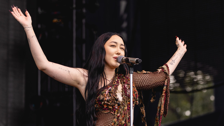 Noah Cyrus on stage