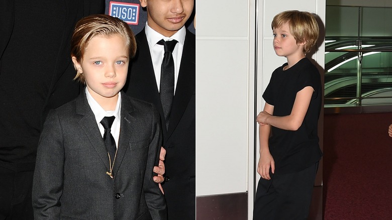 Shiloh Jolie-Pitt suit and tie