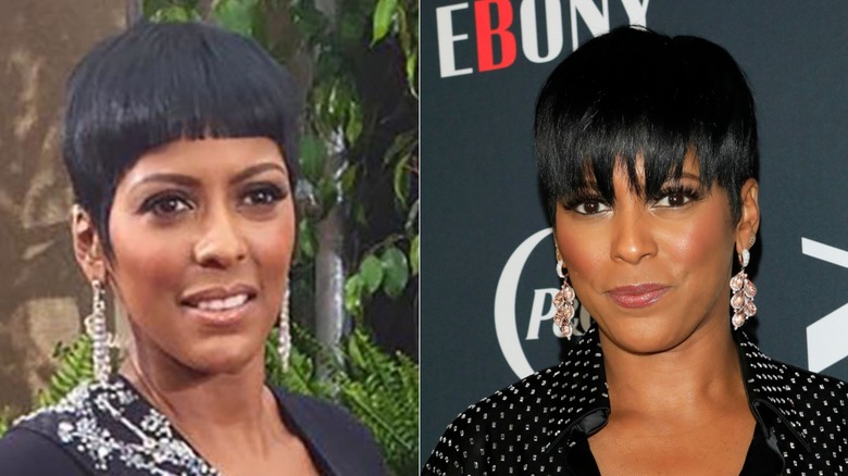 Tamron Hall with short bangs