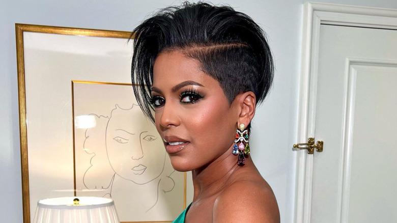 Tamron Hall with an undercut