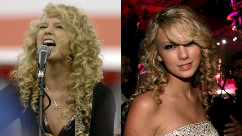 Taylor Swift curly hair teen