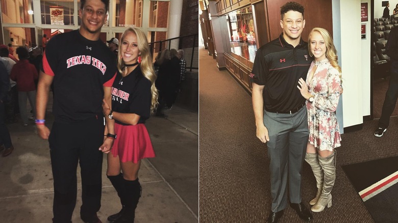 Brittany and Patrick Mahomes together