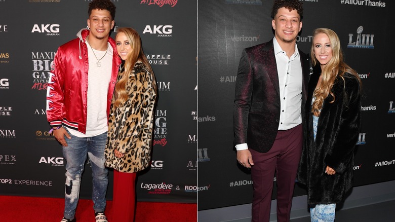 Brittany Mahomes red carpet coat