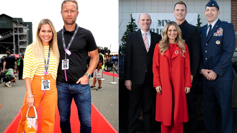 Candace Cameron Bure wearing bright colors in 2022 and 2023.