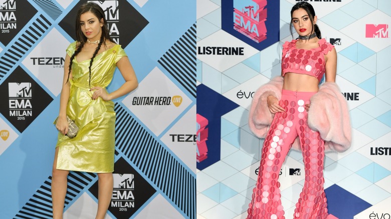 Charli XCX on MTV red carpets