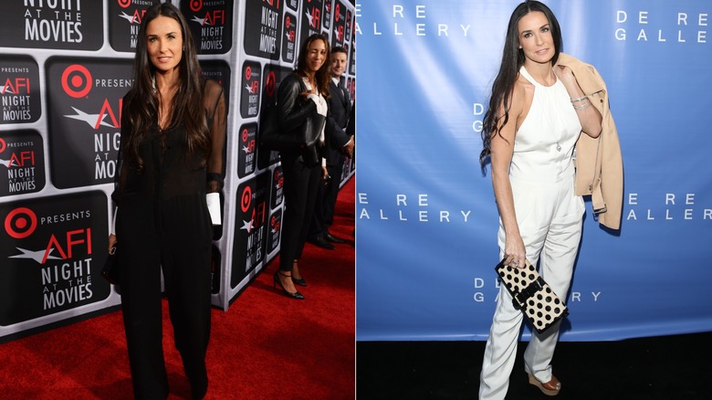 Demi Moore's red carpet fashion in the mid 2010s.