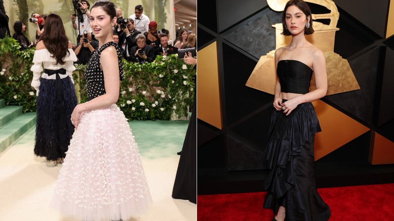 Gracie Abrams attending red carpet events in 2024 while wearing Chanel.