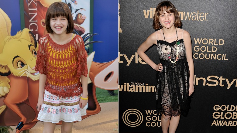 Joey King in the early 2010s