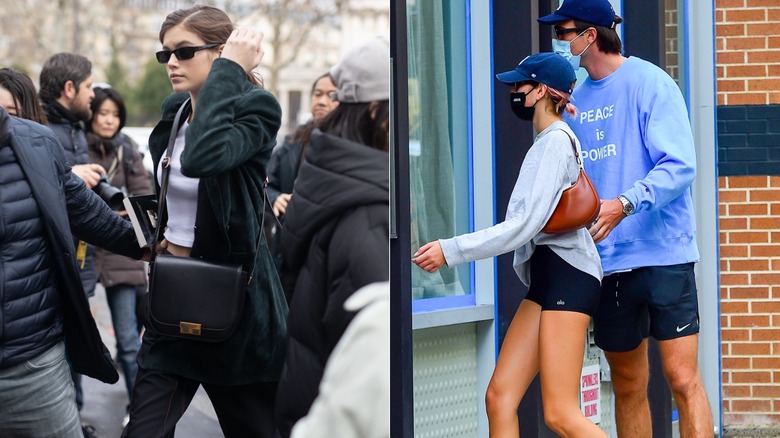 Kaia Gerber spotted out and about in 2019 and 2020.