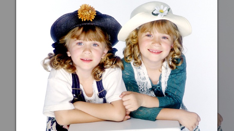 Olsen twins in hats