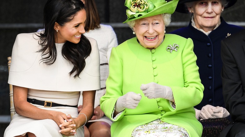 Meghan Markle and Queen Elizabeth II