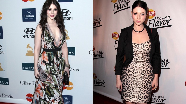 Michelle Trachtenberg in flowy dress