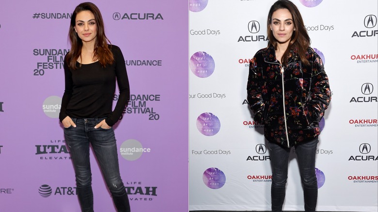 Mila Kunis' casual style