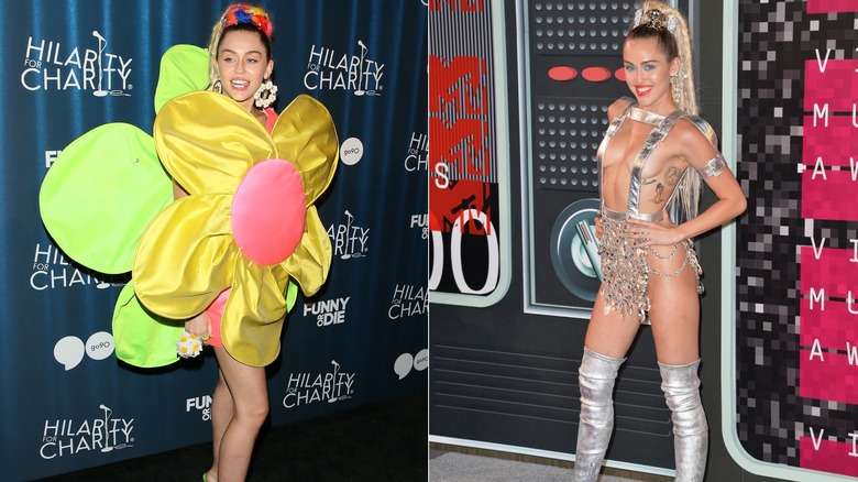 Miley Cyrus crazy outfits