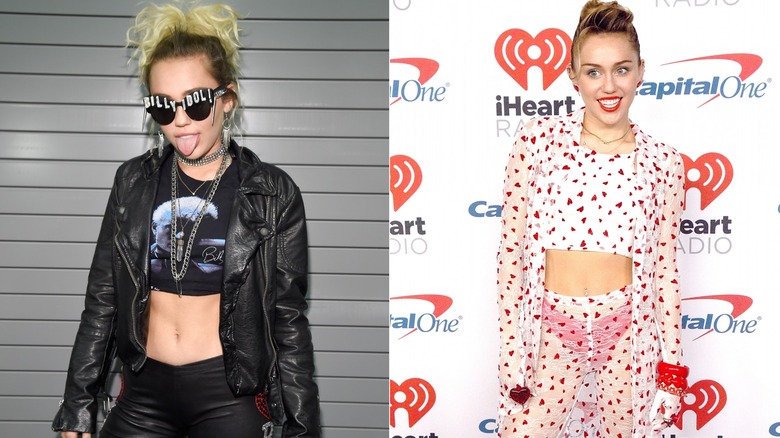 Miley Cyrus funky fashion