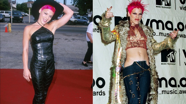 Singer Pink in the late '90s