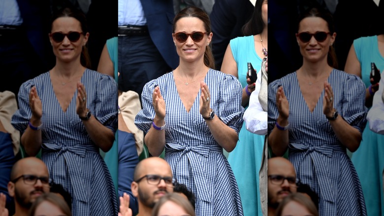 Pippa Middleton clapping