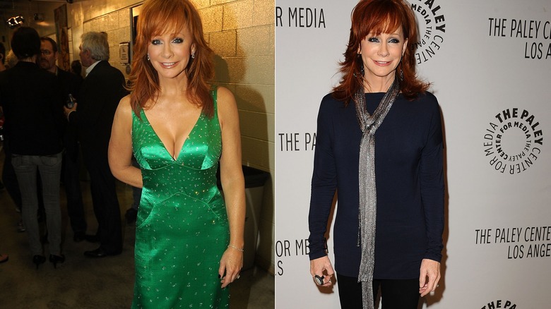 reba on red carpets