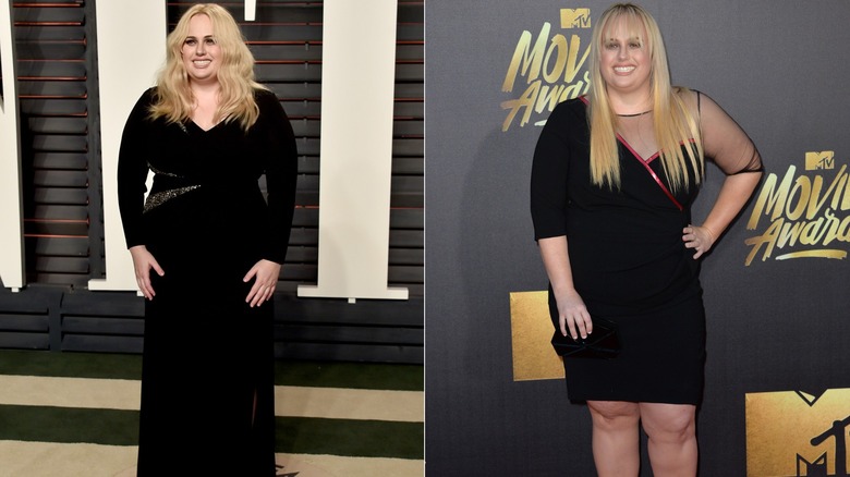 Rebel Wilson black dresses