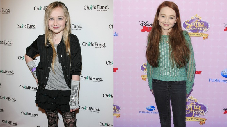 Sabrina Carpenter as a tween