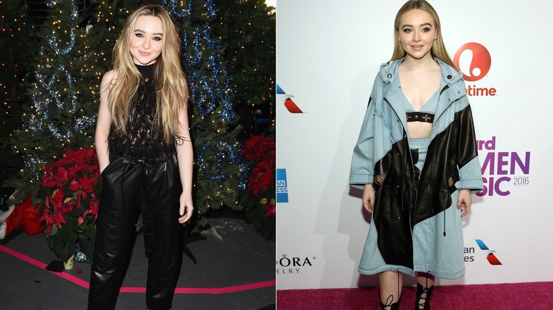 Sabrina Carpenter showing edgy style