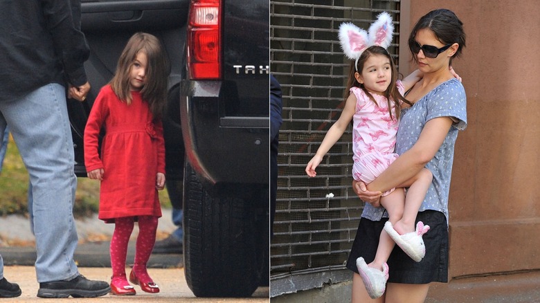 Katie Holmes and Suri Cruise 