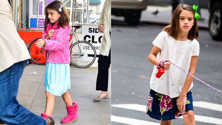 Suri Cruise in colorful fashion