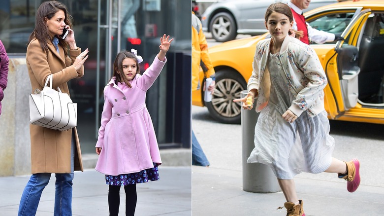 Katie Holmes and Suri Cruise 