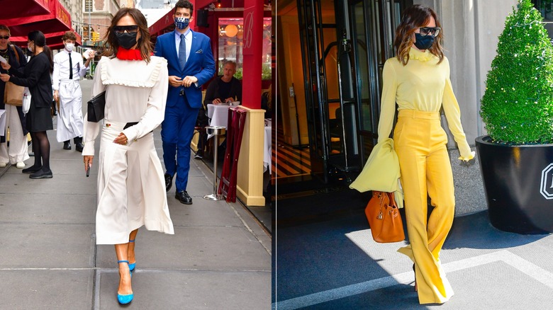 Victoria Beckham colorful fashion