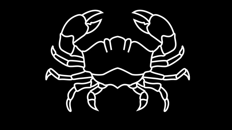 Cancer crab symbol