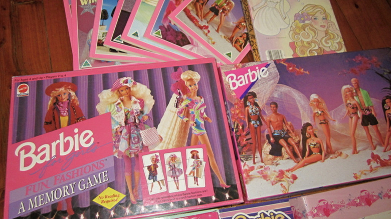 Boxed Barbie games