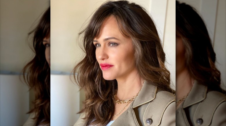 Jennifer Garner with undone blowout