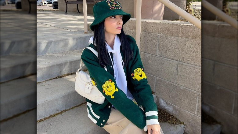 Little Miss Sunshine varsity sweater