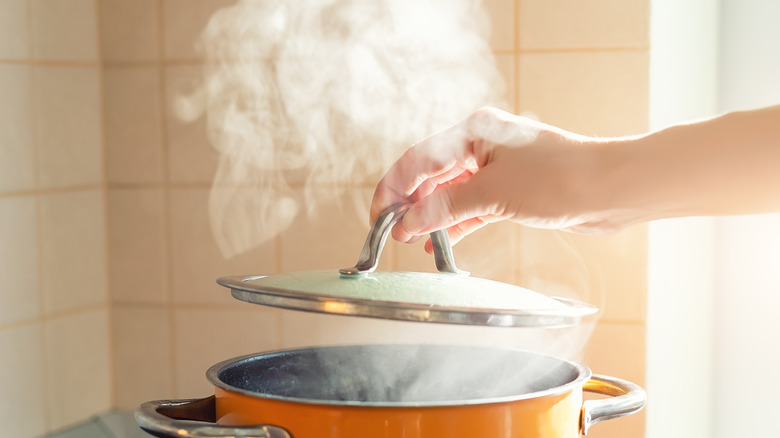 pot steaming