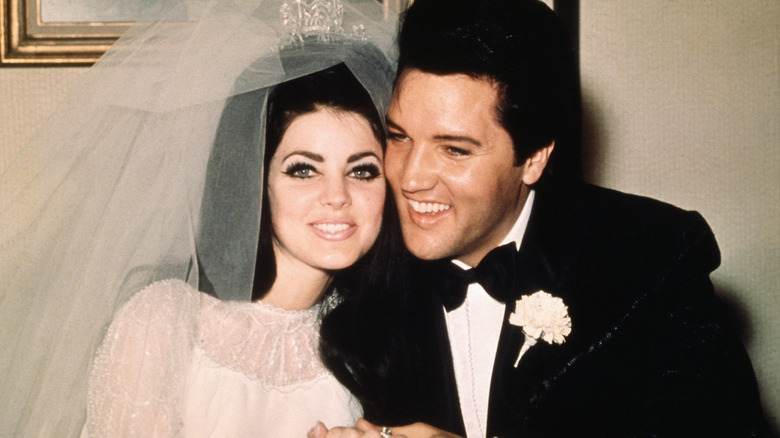 Priscilla Presley wedding photo