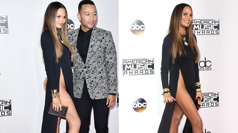 Chrissy Teigen at American Music Awards 