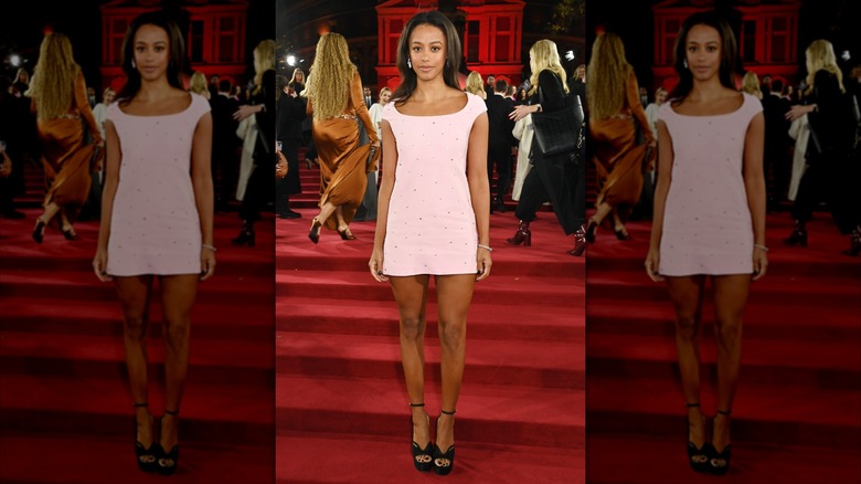 Shalom Brune-Franklin at the 2024 Fashion Awards