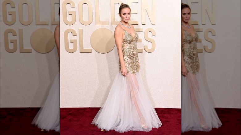 Emily Blunt at the 81st Golden Globes