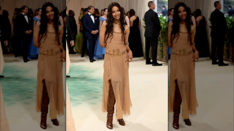 Zoe Saldaña at the 2024 Met Gala