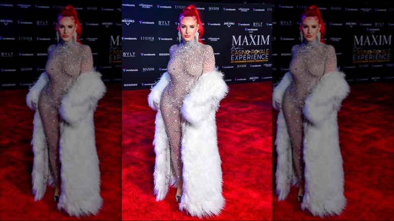 Justina Valentine at the Maxim Big Game Experience Super Bowl Party