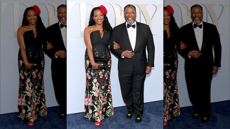 Erika Woods at the 77th Tony Awards