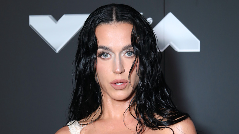 Close-up of Katy Perry at the 2024 MTV VMAs